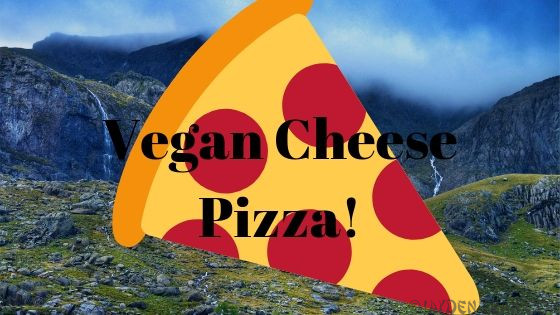 Vegan cheese pizza