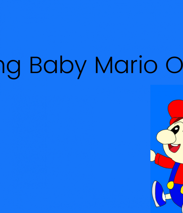 Drawing Baby Mario On Krita