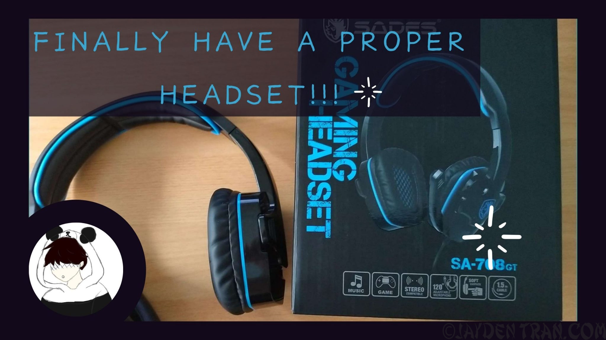 SADES SA-708GT Gaming Headset Review and Unboxing