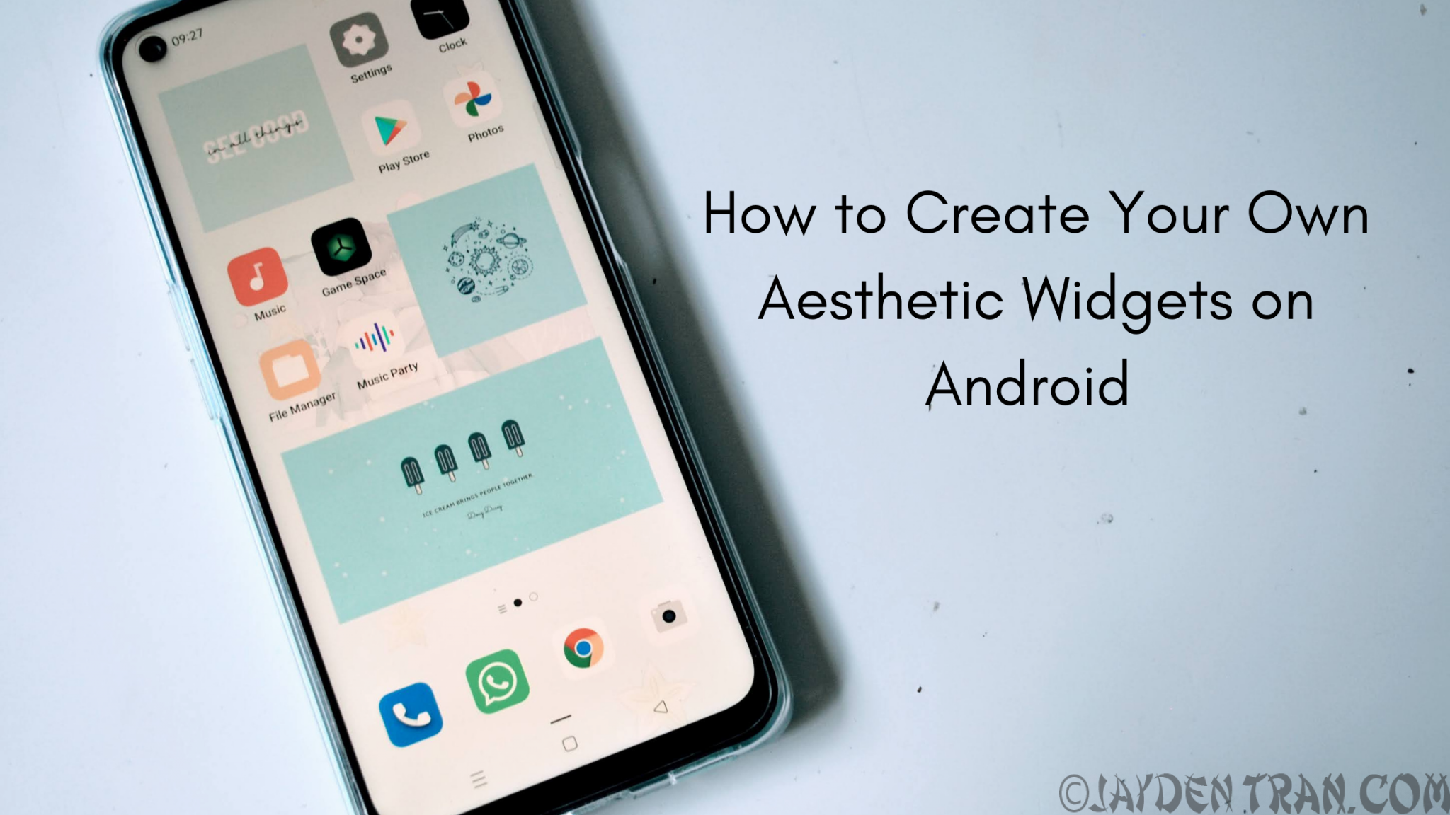 How to Create Your Own Aesthetic Widgets on Android - Jayden Tran